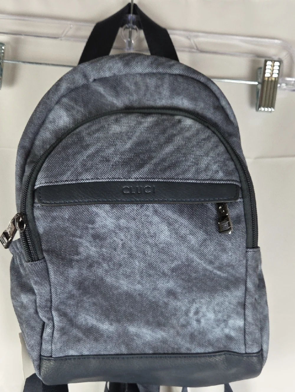 Cluci.. New Denim Casual Backpack -like New!